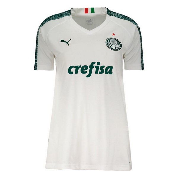 Camiseta Palmeiras 2ª Mujer 2019 2020 Blanco